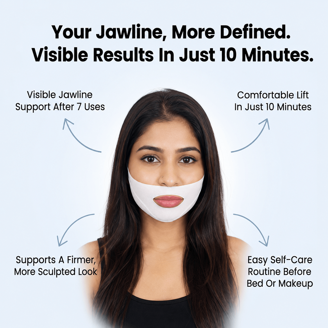 Urbaniva LiftGlow™ - Chin Lifting Collagen Infused Mask